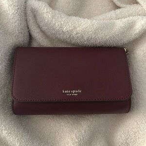 Kate Spade Burgundy Crossbody